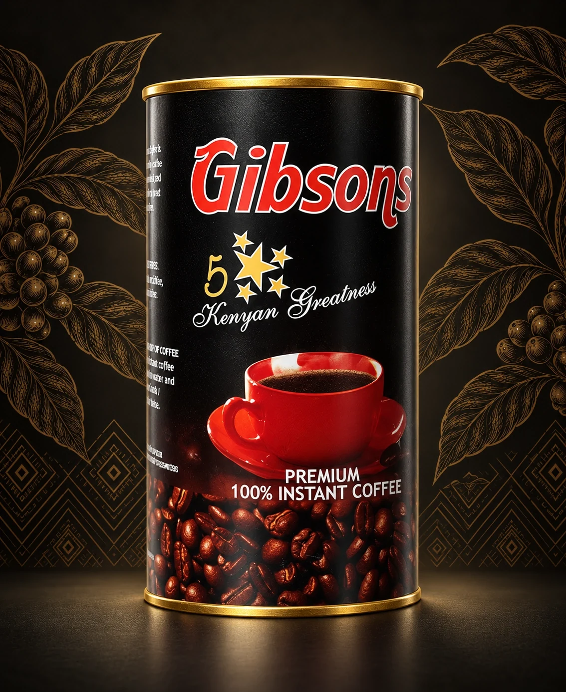 Instant Coffee in a colour-coded illustrated landscape