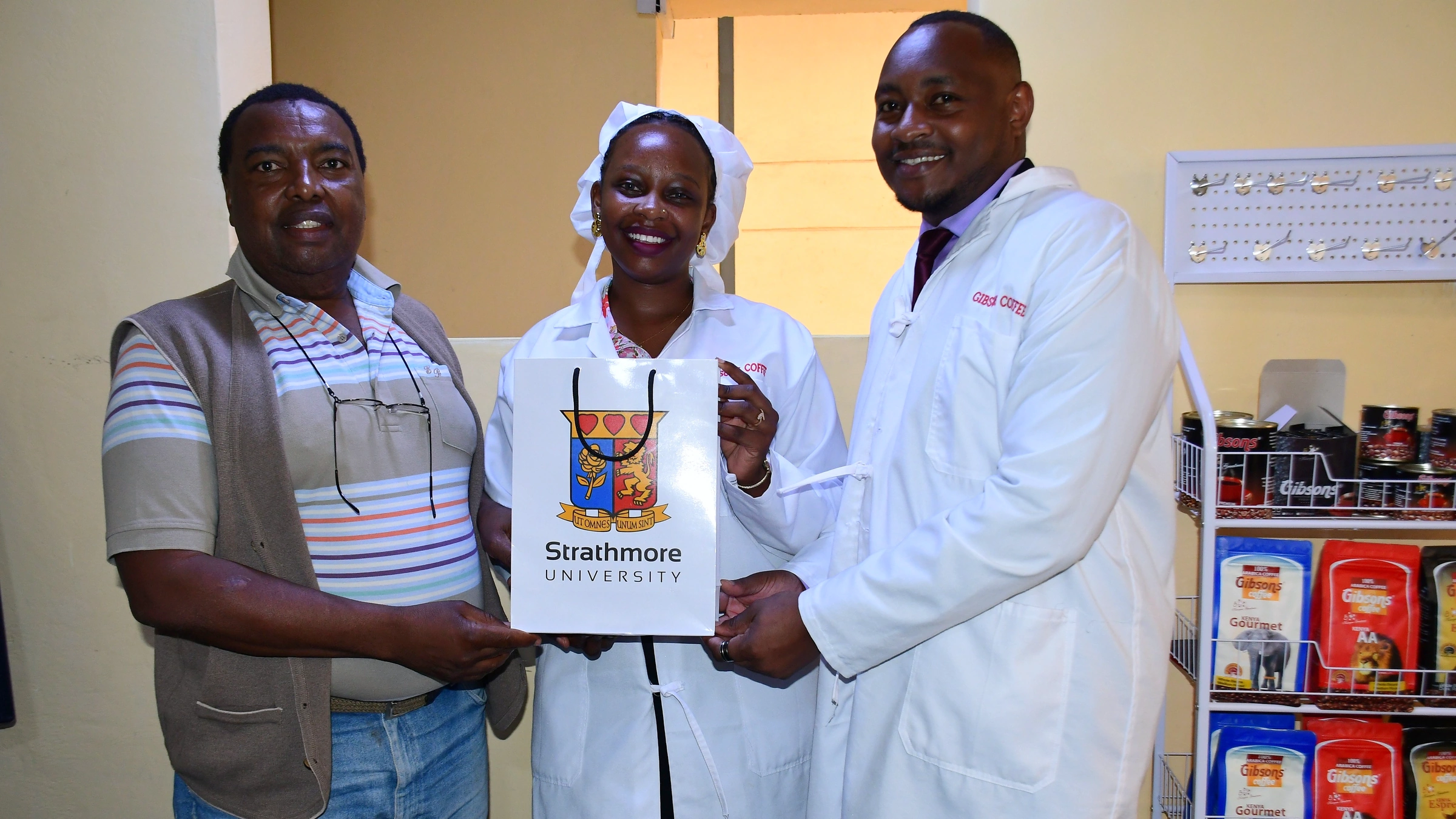 A shared connection between Gibsons Coffee and Strathmore University